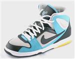 NIKE 6.0 AIR ZOOM ONCORE HI IN NEUT GREY, BLACK, AND BALTIC BLUE