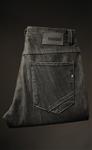 COMUNE LENOCE DENIM PANTS IN THE BLACK SILICONE WASH