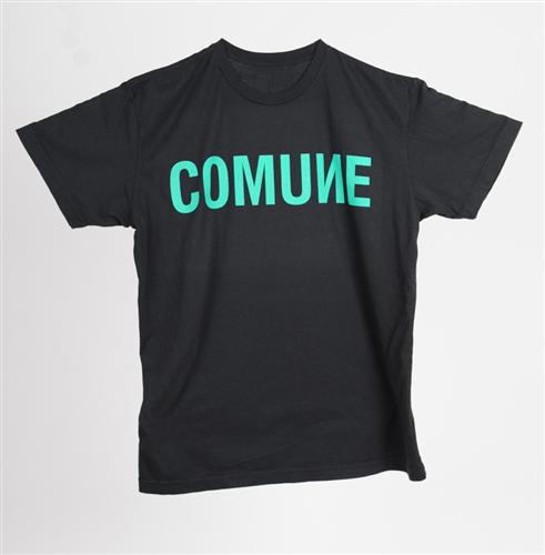 COMUNE TYPE T-SHIRT IN BLACK