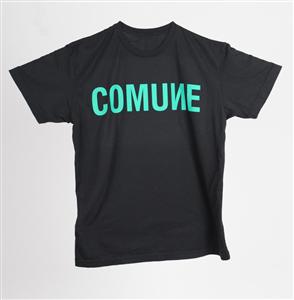 COMUNE TYPE T-SHIRT IN BLACK
