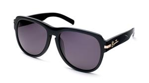 IS EYEWEAR ROSEMONT SUNGLASSES WITH BLACK FRAMES AND A SMOKE LENS