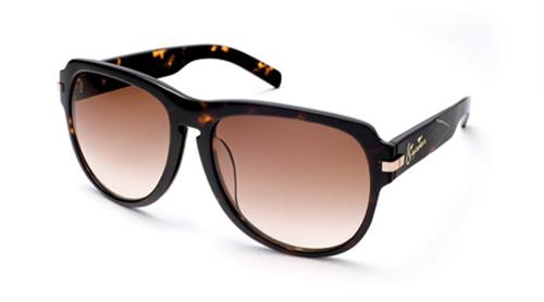 IS EYEWEAR ROSEMONT SUNGLASSES WITH TORTOISE FRAMES AND A BRONZE GRADIENT LENS