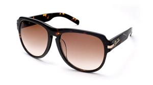 IS EYEWEAR ROSEMONT SUNGLASSES WITH TORTOISE FRAMES AND A BRONZE GRADIENT LENS