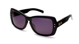IS EYEWEAR PLATEAU SUNGLASSES WITH BLACK FRAMES AND A SMOKE LENS