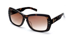 IS EYEWEAR PLATEAU SUNGLASSES WITH TORTOISE FRAMES AND A BRONZE GRADIENT LENS