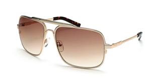 IS EYEWEAR PARKDALE SUNGLASSES WITH GOLD FRAMES AND A BRONZE LENS
