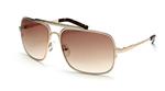 IS EYEWEAR PARKDALE SUNGLASSES WITH GOLD FRAMES AND A BRONZE LENS