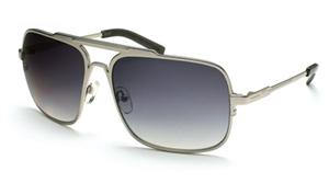 IS EYEWEAR PARKDALE SUNGLASSES WITH SILVER FRAMES AND A SMOKE LENS