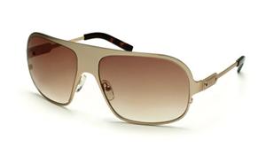 IS EYEWEAR ANNEX SUNGLASSES WITH GOLD FRAMES AND A BRONZE GRADIENT LENS