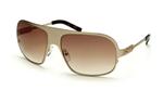 IS EYEWEAR ANNEX SUNGLASSES WITH GOLD FRAMES AND A BRONZE GRADIENT LENS