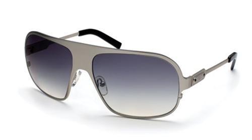 IS EYEWEAR ANNEX SUNGLASSES WITH SILVER FRAMES AND A SMOKE GRADIENT LENS