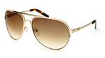 IS EYEWEAR HASTINGS SUNGLASSES WITH GOLD FRAMES AND A BRONZE GRADIENT LENS