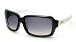 IS EYEWEAR GRANVILLE SUNGLASSES WITH BLACK AND WHITE FRAMES AND A SMOKE LENS