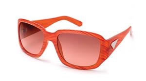 IS EYEWEAR TANQUERAY SUNGLASSES WITH RED GRAIN FRAMES AND A ROSE GRADIENT LENS