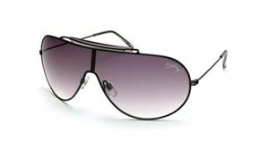 IS EYWEAR COURVOISIER SUNGLASSES WITH GLOSS BLACK FRAMES AND A SMOKE GRADIENT LENS