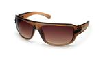 IS EYEWEAR BAILEY SUNGLASSES WITH CRYSTAL BROWN FRAMES AND A BRONZE LENS
