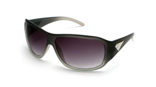 IS EYEWEAR STOLI SUNGLASSES WITH BLACK FADE FRAMES AND A SMOKE GRADIENT LENS