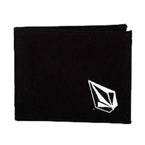 VOLCOM FULL STONE CLOTH WALLET IN BLACK