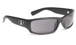 HOVEN HIGHWAY SUNGLASSES WITH BLACK MATTE FRAMES AND A GREY LENS