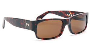 HOVEN ROADSTER SUNGLASSES WITH DARK TORT FRAMES AND A GREY LENS