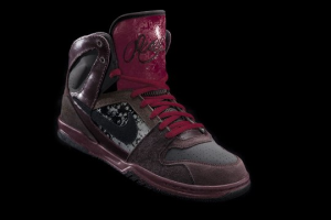 NIKE 6.0 ZOOM ONCORE HIGH PREMIUM SHOE IN THE LIMITED EDITION 3 INCHES OF BLOOD COLORWAY