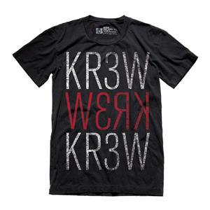 KR3W MODE VINTAGE T-SHIRT IN BLACK