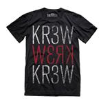 KR3W MODE VINTAGE T-SHIRT IN BLACK