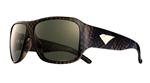 IS DESIGN EYEWEAR KETEL SUNGLASSES WITH DARK OLIVE KRISCROSS FRAMES AND A GOLD FLASH LENS