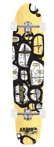 ARBOR STREET HYBRID BAMBOO LONGBOARD DECK