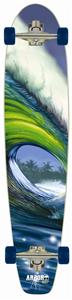 ARBOR ROLLER CROSS-STEP STRINGER LONGBOARD DECK