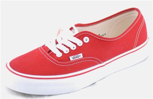 VANS AUTHENTIC SHOES IN RED