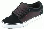 VANS CHUKKA LOW  SHOES IN FOREVER BLACK AND RED