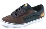 VANS TNT 4 SHOES IN ANTIHERO BROWN AND BLACK
