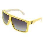 DRAGON FAME SUNGLASSES WITH HAMPTONS YELLOW FRAMES AND A GREY GRADIENT LENS