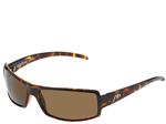 ELECTRIC EC/DC SUNGLASSES WITH TORTOISE SHELL FRAMES AND A POLARIZED BRONZE LENS