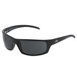 ELECTRIC TECHNICIAN SUNGLASSES WITH GLOSS BLACK FRAMES AND A POLARIZED GREY LENS