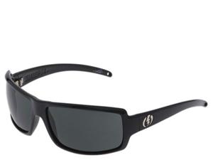 ELECTRIC EC/DC XL SUNGLASSES WITH GLOSS BLACK FRAMES AND A POLARIZED GREY LENS