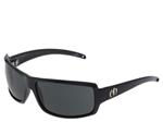 ELECTRIC EC/DC XL SUNGLASSES WITH GLOSS BLACK FRAMES AND A POLARIZED GREY LENS
