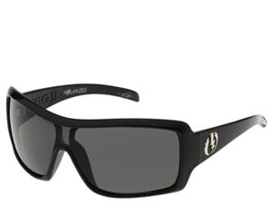 ELECTRIC BSG II SUNGLASSES WITH GLOSS BLACK FRAMES AND A POLARIZED GREY LENS