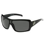 ELECTRIC BSG II SUNGLASSES WITH GLOSS BLACK FRAMES AND A POLARIZED GREY LENS