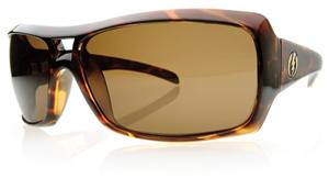ELECTRIC BSG II SUNGLASSES WITH TORTOISE SHELL FRAMES AND A BRONZE LENS