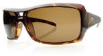 ELECTRIC BSG II SUNGLASSES WITH TORTOISE SHELL FRAMES AND A BRONZE LENS