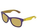 ELECTRIC DETROIT SUNGLASSES WITH LA FRAMES AND A GOLD CHROME LENS
