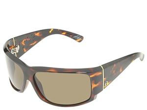 ELECTRIC HOY SUNGLASSES WITH TORTOISE SHELL FRAMES AND A BRONZE LENS