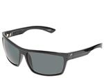 ELECTRIC METER SUNGLASSES WITH GLOSS BLACK FRAMES AND A GREY LENS