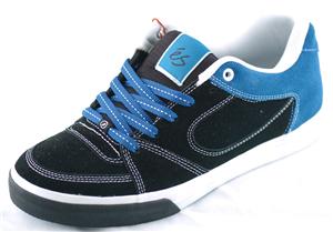 ES SQUARE ONE SHOE IN BLACK, ROYAL BLUE, AND WHITE