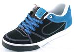 ES SQUARE ONE SHOE IN BLACK, ROYAL BLUE, AND WHITE
