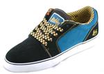 ES FIRST BLOOD SHOE IN BLACK, ROYAL BLUE, AND WHITE