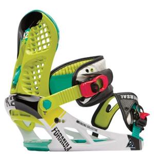 K2 FORMULA YELLOW SNOWBOARD BINDINGS