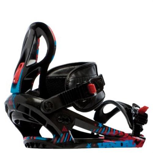 K2 VANDAL BLACK KIDS SNOWBOARD BINDINGS